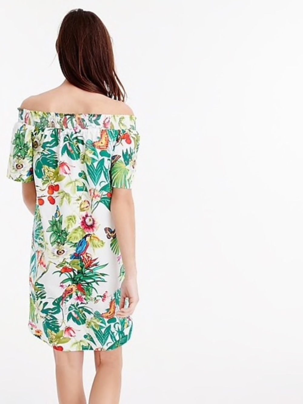 J.Crew Ratti "Into the Wild" off-the-shoulder dress - EUC - Picture 4 of 8
